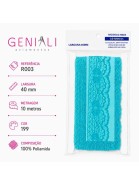 RENDA R003 40MM 10M 199 TURQUESA