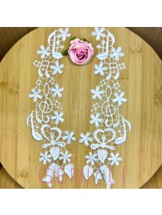 APLIQUE 03 BRANCO 9X27CM 3 PARES