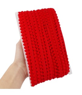 POM POM 10MM 145 VERMELHO 25MTS