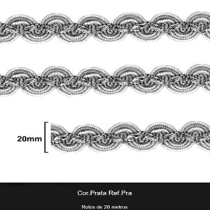 GALAO 001 PRATA LARG:2,0CM 20METROS