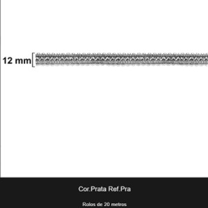 GALAO 010 PRATA 12MM 20METROS