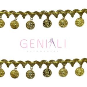 GALAO 072 OURO LARG:3,5CM 20METROS