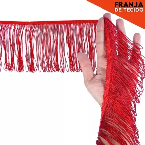 FRANJA 10 145 VERMELHO 10,0CM 10M