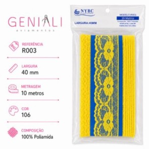 RENDA R003 40MM 10M 106 CANARIO