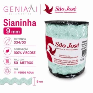 SIANINHA 9MM 11 VERDE AGUA 334/03 50MTS