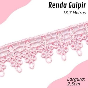 GUIPIR CHL120 132 ROSA BEBE LARG:1.5CM