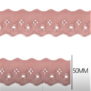 BORDADO LISO 135 ROSE 5,0CM 13,7M