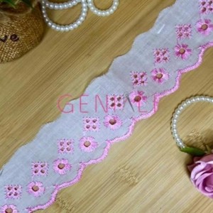 BORDADO BICOLOR 140 CHICLETE 5,0CM 13,7M