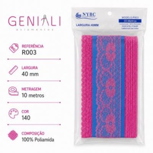 RENDA R003 40MM 10M 140 CHICLETE