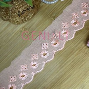 BORDADO LISO 147 SALMAO 5,0CM 13,7M