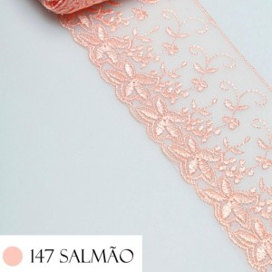 TULE CRL03 147 SALMAO LARG:8.0CM
