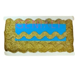 SIANINHA 14MM METALIZADA OURO 20METROS