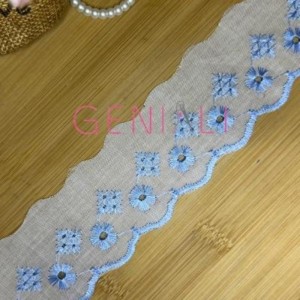 BORDADO BICOLOR 177 AZUL BB 5,0CM 13,7M