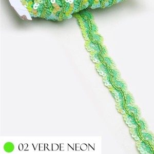 GALAO 184 02 VD NEON LARG:2,4CM 20MTS