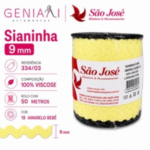 SIANINHA 9MM 19 AMARELO BB 334/03 50MTS