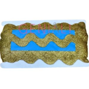 SIANINHA 20MM METALIZADA OURO 20METROS