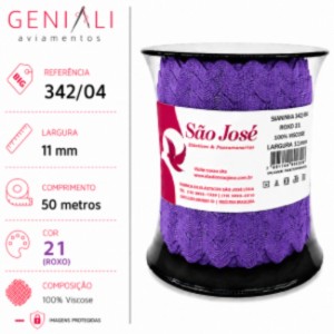 SIANINHA 11MM 21 ROXO 342/04 50MTS