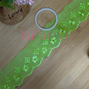 BORDADO LISO 225 LIMAO 5,0CM 13,7M