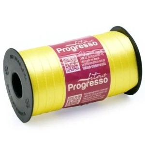FITA DE CETIM N1 242 AMARELO CL 7MM 100M