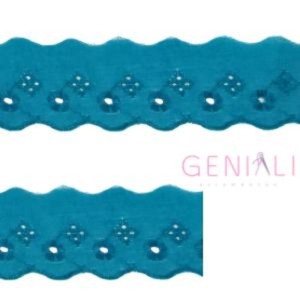 BORDADO LISO 349 TURQUEZA ESC 5CM 13,7M