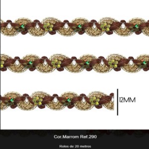 GALAO 49 290 MARROM 12MM 20METROS