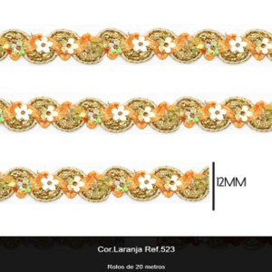 GALAO 49 523 LARANJA LARG:12MM 20M