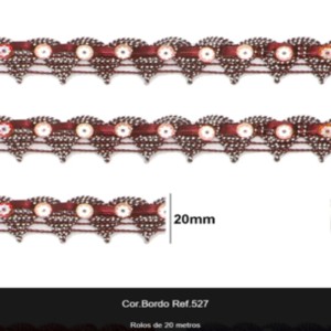 GALAO 51 527 VINHO ESCURO 20MM 20METROS