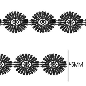 GUIPIR CHL532 310 PRETO LARG:4,5CM
