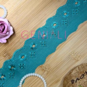 BORDADO LISO 539 VERDE JADE 5,0CM 13,7M