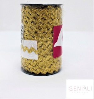 SIANINHA 5MM METALIZADA OURO 222/04 50M