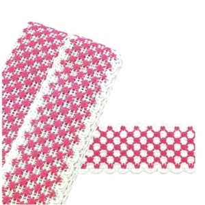 6142 RENDA DE ALGODAO 41 PINK 54MM 10M