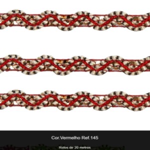 GALAO 66 145 VERMELHO LARG:1,5CM 20METRO