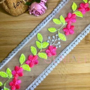 TULE CRL10 101/02/03 BCO ROSA NEON 9,0CM