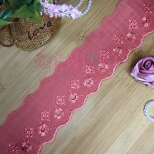 BORDADO LISO 816 CORAL 5,0CM 13,7M