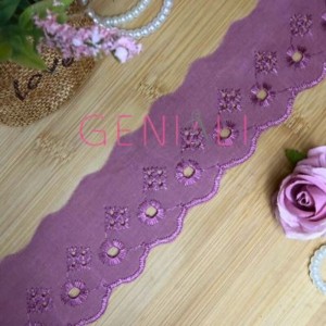 BORDADO LISO 082 ROSE ESCURO 5,0CM 13,7M