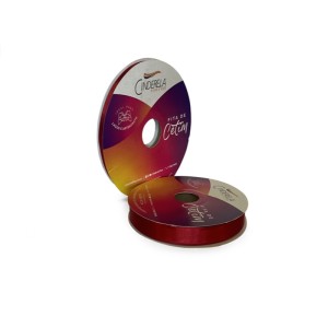 FITA DE CETIM N2 8 VERMELHO 10MM 50M