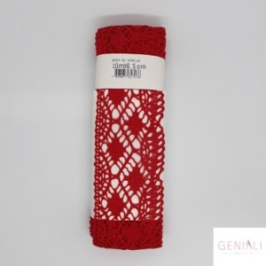 ORD92 BICO ALGODAO VERMELHO LARG:6,5CM