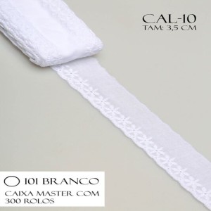 BORDADO CAL10 3,5CM 100%ALGODAO