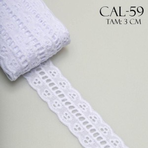BORDADO CAL59 3,0CM 100%ALGODAO