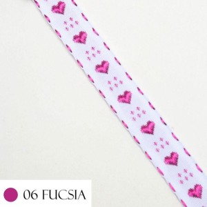 GALAO CORACAO 06 FUCSIA 1,7CM 10M