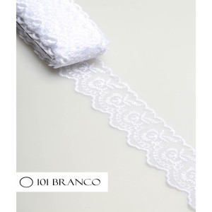 TULE CRL02 101 BRANCO LARG:4,0CM