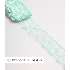 TULE CRL02 193 VERDE AGUA LARG:4,0CM