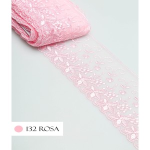 TULE CRL03 132 ROSA BEBE LARG:8.0CM