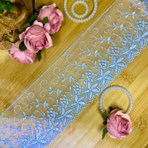 TULE CRL03 177 AZUL BB LARG:8.0CM