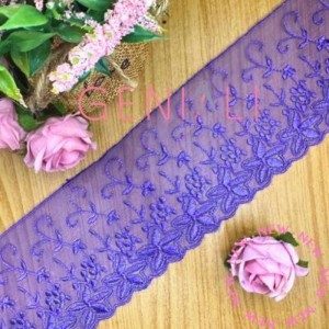 TULE CRL03 218 ROXO 8,0CM 13,7 METROS