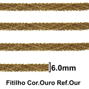 FITILHO 06 OURO LARG:6MM