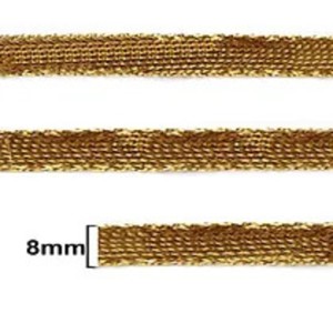 FITILHO 08 OURO LARG:8MM