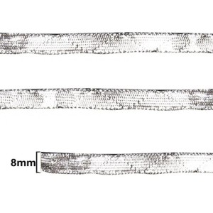 FITILHO 08 PRATA LARG:8MM 50METROS
