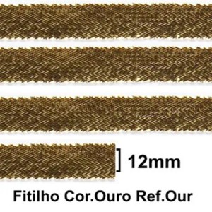 FITILHO 12 OURO LARG:12MM 50METROS