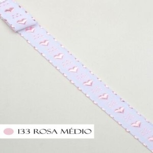 GALAO CORACAO 133 ROSA BB 1,7CM 10M